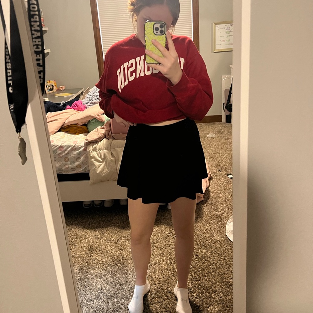 cute black amazon tennis skirt